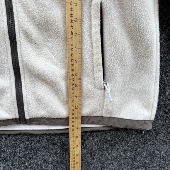 The North Face Denali Jacket Women's Sz Lg Fleece Polartec White Full Zip Womens - Picture 5 of 8